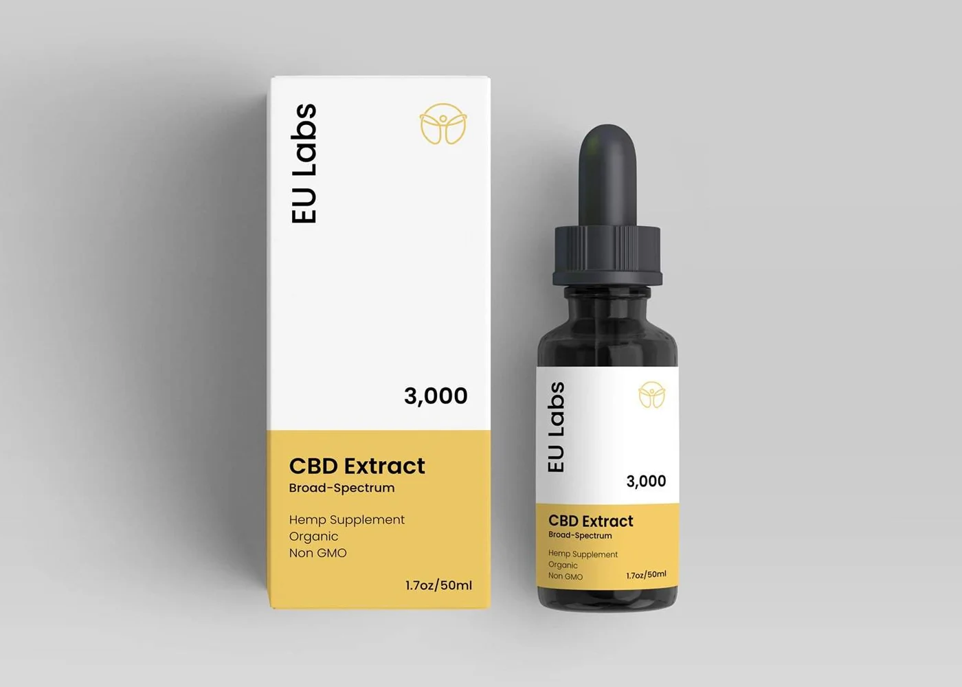 CBD Oil 3000mg – Broad Spectrum bottle
