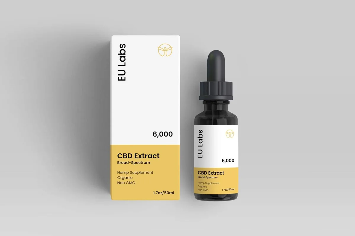 CBD Oil 6000mg – Broad Spectrum bottle