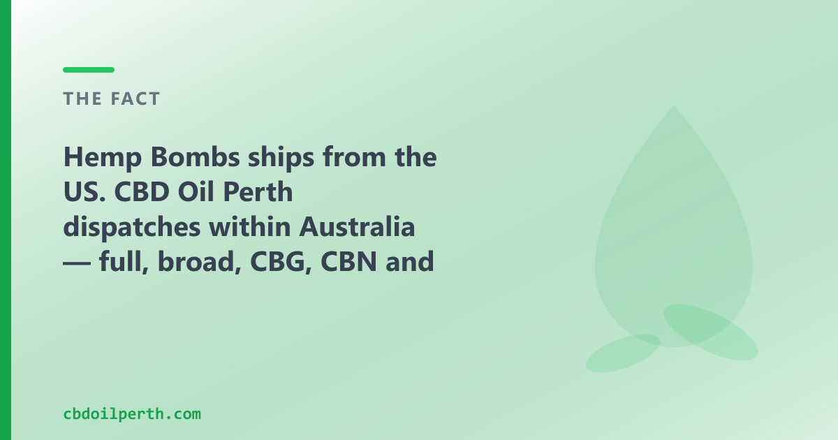 Hemp Bombs is gummies-led and THC-free; our range is oils — full, broad, CBG and CBN