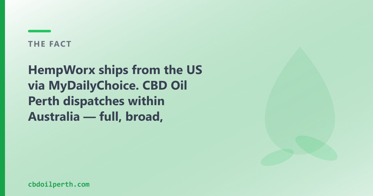 HempWorx is oils-plus-edibles; our range is oils — full, broad, CBG, CBN and pet