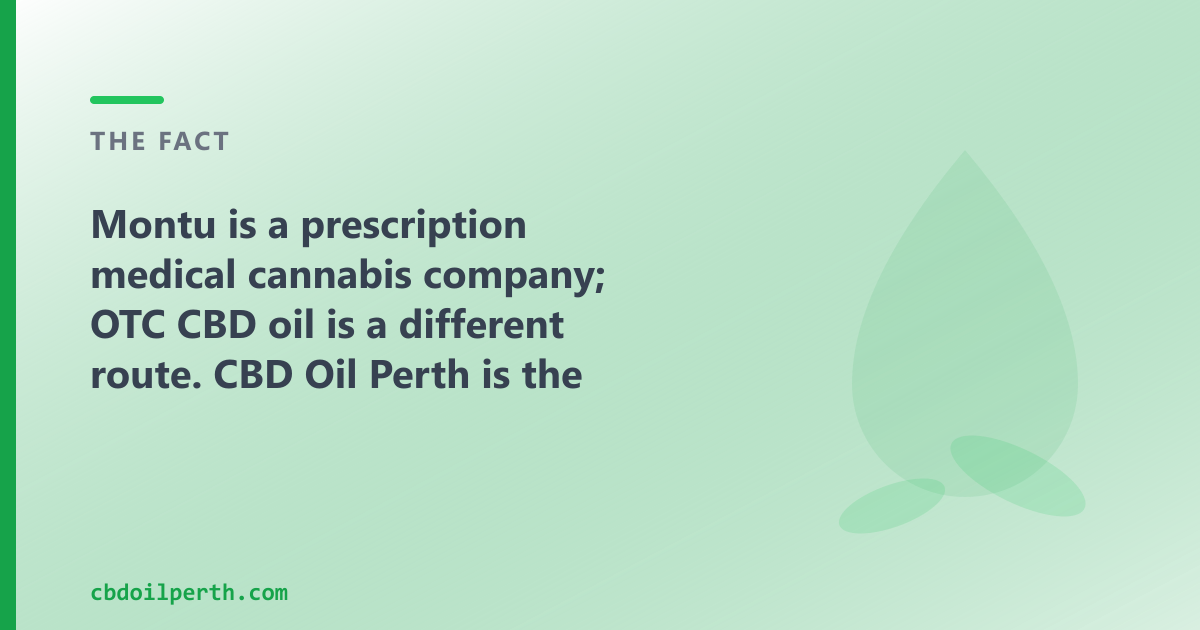 A prescription supplier and an OTC CBD oil shop are two different routes