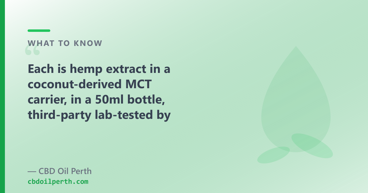 Tasmanian Botanics is a licensed producer of prescription medical cannabis; OTC CBD oil is a separate route